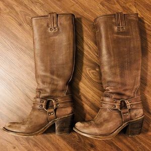 FRYE Women's Carmen Tall Harness Boots